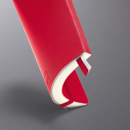 Notizbuch CONCEPTUM Softwave kariert A4 187x270mm 194Seiten red Softcover Sigel CO314 Produktbild Additional View 6 L