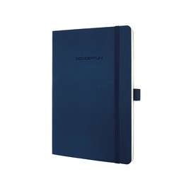 Notizbuch CONCEPTUM Softwave kariert A5 135x210mm 194Seiten midnight blue Softcover Sigel CO326 Produktbild