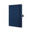 Notizbuch CONCEPTUM Softwave liniert A5 135x210mm 194Seiten midnight blue Softcover Sigel CO327 Produktbild