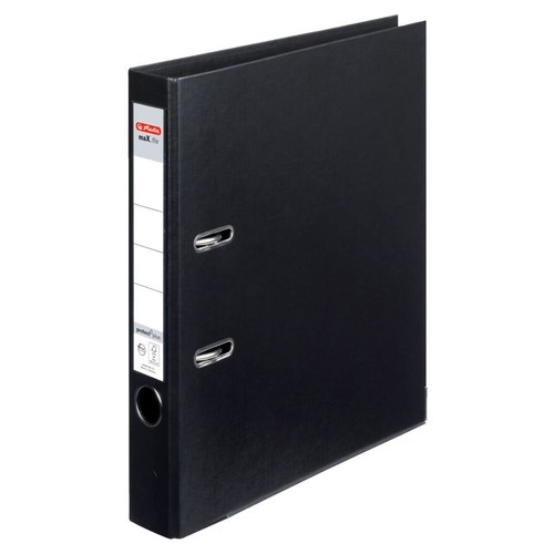Ordner maX.file protect+ A4 50mm schwarz Kunststoff Herlitz 300002691 Produktbild