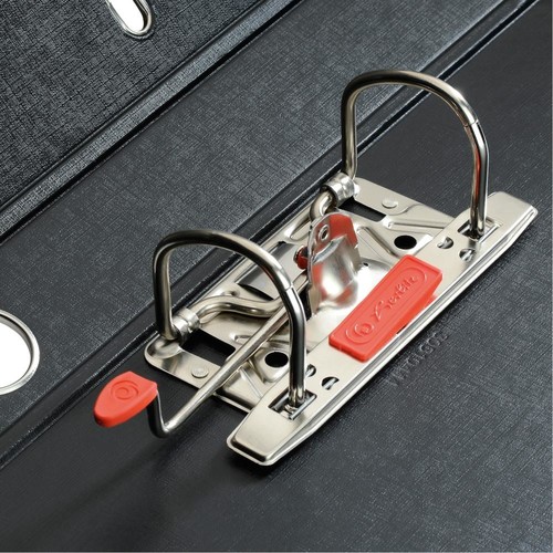 Ordner maX.file protect+ A4 50mm schwarz Kunststoff Herlitz 300002691 Produktbild Additional View 2 L