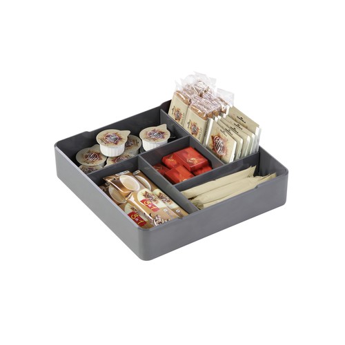 COFFEE POINT CASE mit Fächeraufteilung 210x48x210mm anthrazit Durable 3386-58 Produktbild Additional View 2 L
