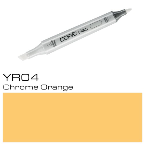 Copic Ciao Typ YR04 Rund- und Keilspitze chrome orange Holtz 2207520 Produktbild Additional View 1 L