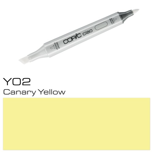 Copic Ciao Typ Y02 Rund- und Keilspitze canary yellow Transotype 22075146 Produktbild Additional View 1 L