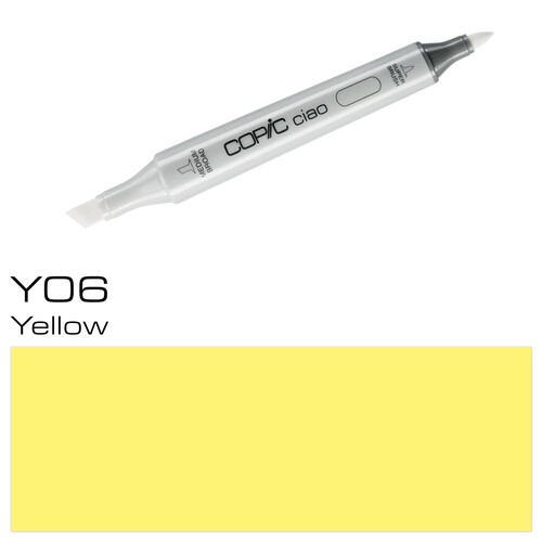 Copic Ciao Typ Y06 Rund- und Keilspitze yellow Transotype 2207571 Produktbild Additional View 1 L