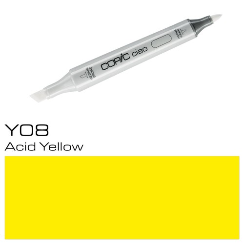Copic Ciao Typ Y08 Rund- und Keilspitze acid yellow Transotype 22075192 Produktbild Additional View 1 L