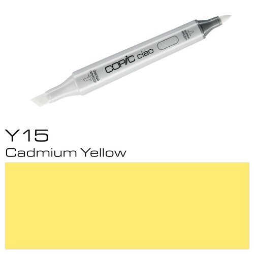 Copic Ciao Typ Y15 Rund- und Keilspitze cadmium yellow Transotype 2207534 Produktbild Additional View 1 L