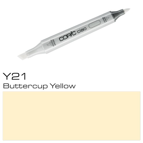 Copic Ciao Typ Y21 Rund- und Keilspitze buttercup yellow Holtz 2207557 Produktbild Additional View 1 L