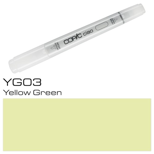 Copic Ciao Typ YG03 Rund- und Keilspitze yellow green Holtz 2207522 Produktbild