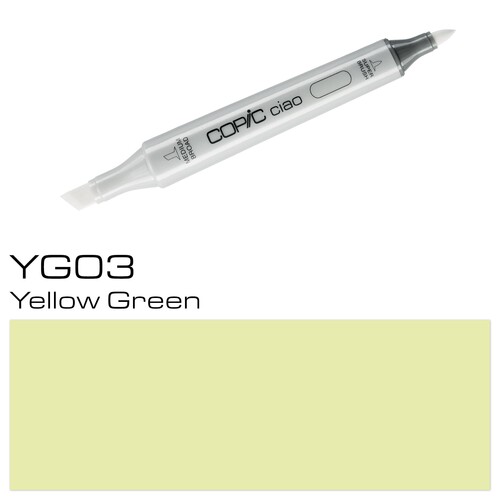 Copic Ciao Typ YG03 Rund- und Keilspitze yellow green Transotype 2207522 Produktbild Additional View 1 L