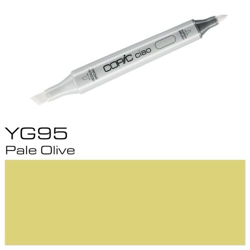 Copic Ciao Typ YG95 Rund- und Keilspitze pale olive Transotype 2207547 Produktbild Additional View 1 L