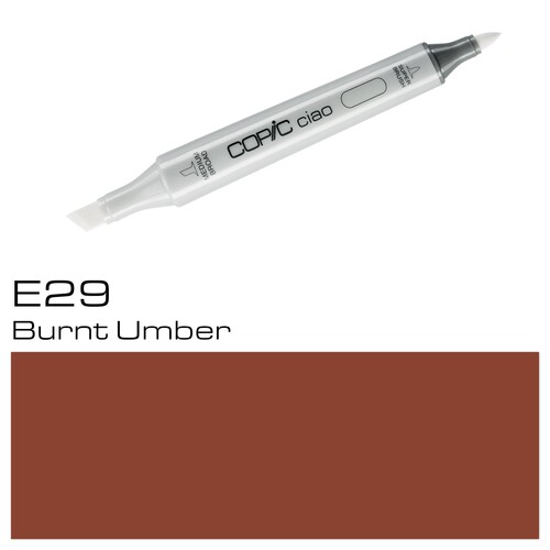 Copic Ciao Typ E29 Rund- und Keilspitze burnt umber Transotype 2207542 Produktbild Additional View 1 L