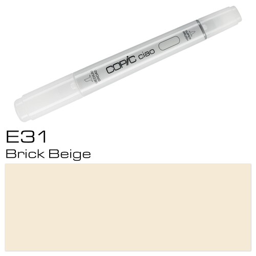 Copic Ciao Typ E31 Rund- und Keilspitze brick beige Transotype 22075123 Produktbild