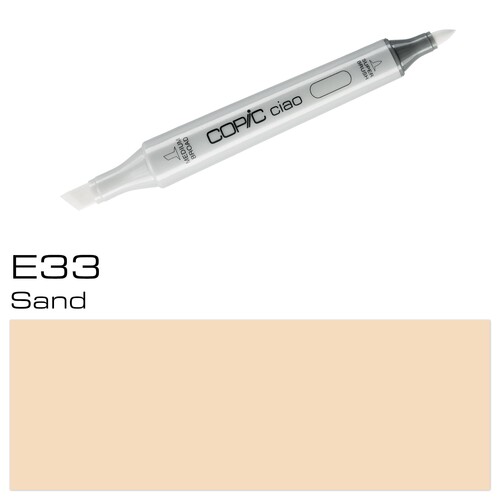 Copic Ciao Typ E33 Rund- und Keilspitze sand Transotype 2207553 Produktbild Additional View 1 L