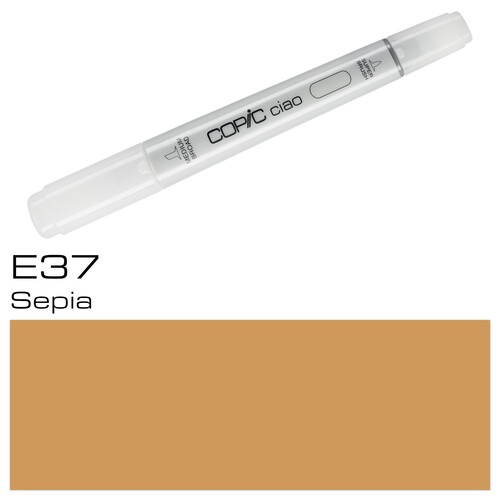 Copic Ciao Typ E37 Rund- und Keilspitze sepia Transotype 2207554 Produktbild