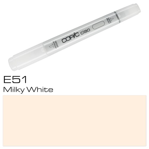 Copic Ciao Typ E51 Rund- und Keilspitze milky white Holtz 22075236 Produktbild