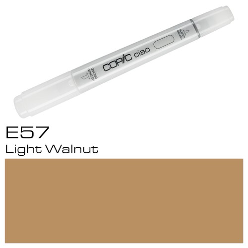 Copic Ciao Typ E57 Rund- und Keilspitze light walnut Transotype 22075239 Produktbild