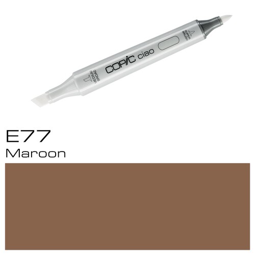 Copic Ciao Typ E77 Rund- und Keilspitze maroon Transotype 22075241 Produktbild Additional View 1 L