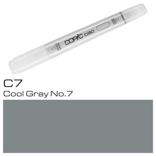 Copic Ciao Typ C7 Rund- und Keilspitze cool gray No.7 Transotype 2207515 Produktbild