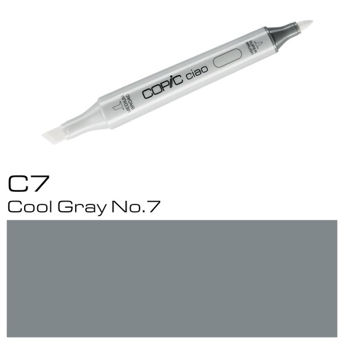 Copic Ciao Typ C7 Rund- und Keilspitze cool gray No.7 Transotype 2207515 Produktbild Additional View 1 L