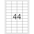 Folien-Etiketten Laser+Kopier 48,3x25,4mm A4 wetterfest+alterungs- beständig matt weiß ablösbar Herma 4572 (PACK=880 STÜCK) Produktbild Additional View 2 S