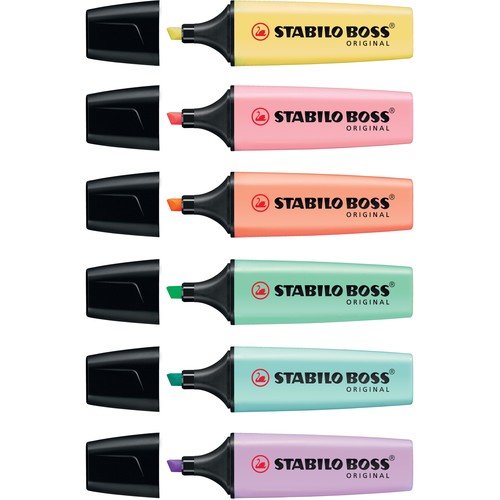 Textmarker Boss Original 70 Pastel 2-5mm Keilspitze zartes türkis Stabilo 70/113 Produktbild Additional View 5 L