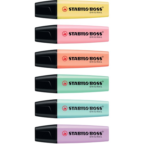 Textmarker Boss Original 70 Pastel 2-5mm Keilspitze zartes türkis Stabilo 70/113 Produktbild Additional View 6 L