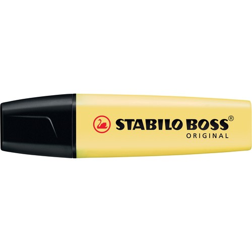 Textmarker Boss Original 70 Pastel 2-5mm Keilspitze pudriges gelb Stabilo 70/144 Produktbild Additional View 1 L