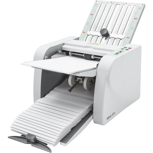 Falzmaschine 8306 bis 150Blatt Zufuhr falzt 115Blatt pro Minute Ideal 83060011 Produktbild Front View L
