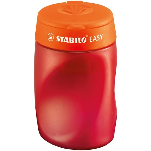 Doppelspitzer mit Behälter EASYsharpener rund hoch orange für Rechtshänder Stabilo 4502/3 Produktbild Additional View 1 L