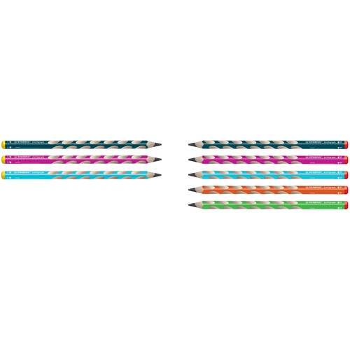 Bleistift EASYgraph HB 3,15mm Linkshänder pink Stabilo 321/01-HB-6 Produktbild Additional View 2 L