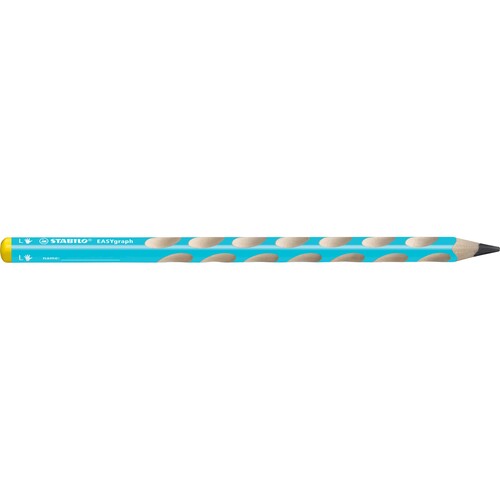 Bleistift EASYgraph HB 3,15mm Linkshänder blau Stabilo 321/02-HB-6 Produktbild Additional View 1 L