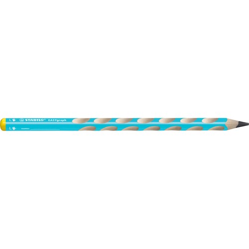 Bleistift EASYgraph HB 3,15mm Linkshänder blau Stabilo 321/02-HB-6 Produktbild Additional View 1 L