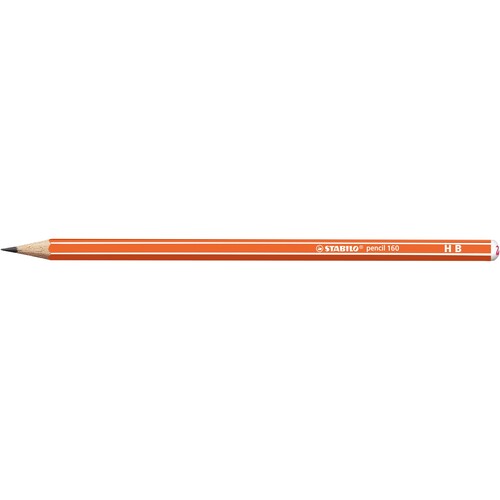 Bleistift pencil 160 sechskant orange Stabilo 160/03-HB Produktbild