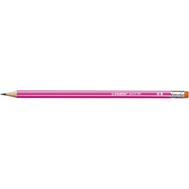 Bleistift pencil 160 mit Radierer sechskant pink Stabilo 2160/01-HB Produktbild
