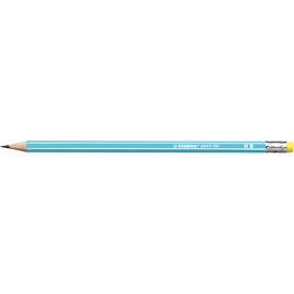 Bleistift pencil 160 mit Radierer sechskant blau Stabilo 2160/02-HB Produktbild