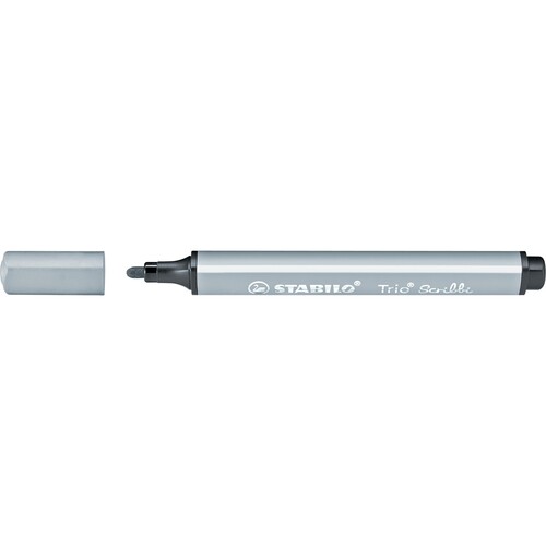 Dreikant-Fasermaler Trio Scribbi 368 1,5-2mm elefantengrau Stabilo 368/994 Produktbild