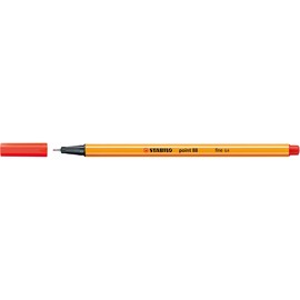 Fineliner Point 88 0,4mm hellrot Stabilo 88/48 Produktbild