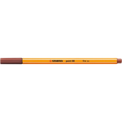 Fineliner Point 88 0,4mm siena Stabilo 88/75 Produktbild Additional View 1 L