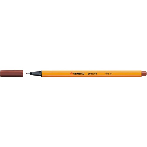 Fineliner Point 88 0,4mm siena Stabilo 88/75 Produktbild