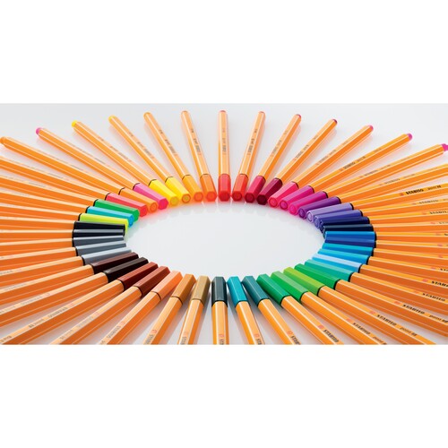 Fineliner Point 88 0,4mm Rundspitze siena Stabilo 88/75 Produktbild Additional View 4 L