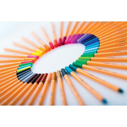 Fineliner Point 88 0,4mm mittelgrau Stabilo 88/95 Produktbild Additional View 5 L
