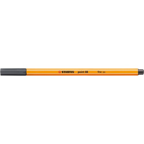 Fineliner Point 88 0,4mm schwarzgrau Stabilo 88/97 Produktbild Additional View 1 L
