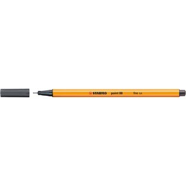 Fineliner Point 88 0,4mm schwarzgrau Stabilo 88/97 Produktbild