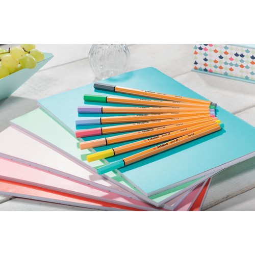 Fineliner Point 88 Etui 0,4mm Pastellfarben sortiert Stabilo 88/8-01 (ETUI=8 STÜCK) Produktbild Additional View 2 L