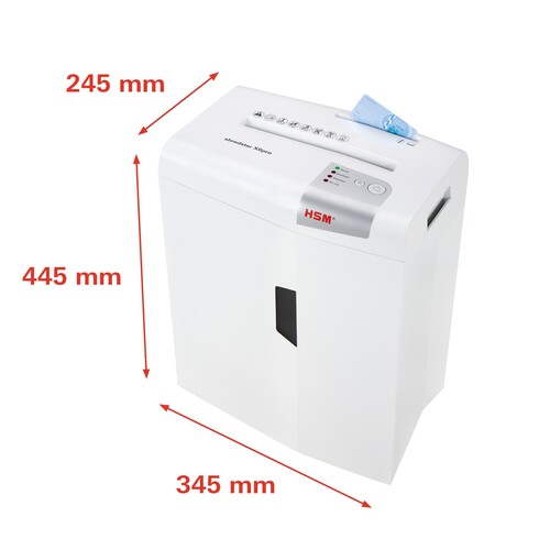 Aktenvernichter shredstar X6PRO für 6Blatt 2x15mm Partikelschnitt HSM 1046111 (Sicherheitsstufe P-5) Produktbild Additional View 2 L