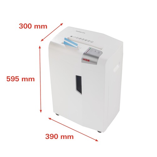 Aktenvernichter shredstar X13 für 13Blatt 4x37mm Partikelschnitt HSM 1057121 (Sicherheitsstufe P-4) Produktbild Additional View 2 L