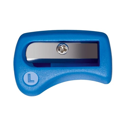 Spitzer einfach ohne Behälter EASYergo 3.15 keilform blau für Linkshänder Stabilo 4571/2 Produktbild