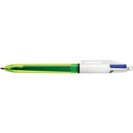 Vierfarb-Kugelschreiber 4 Colours 0,4mm/neongelb 0,6mm BIC 982868 Produktbild