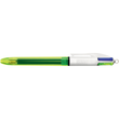 Vierfarb-Kugelschreiber 4 Colours 0,4mm/neongelb 0,6mm BIC 982868 Produktbild Additional View 1 S